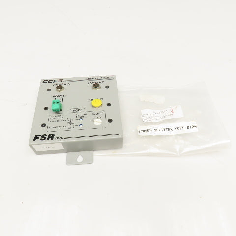 FSR Inc. CCFS-B/2W Camera Frame Splitter Device CCFS Black/White