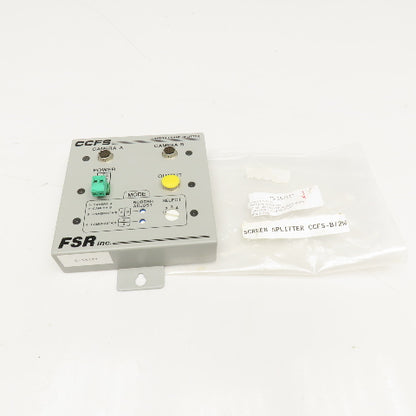 FSR Inc. CCFS-B/2W Camera Frame Splitter Device CCFS Black/White