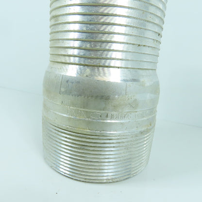 Dixon Liquids AST40 4" King Combo Aluminum Nipple NPT Threaded End No Knurl