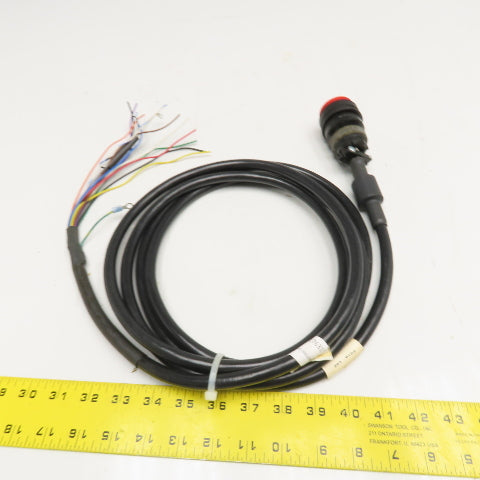 201-0103 16 AWG 11C W/ Gr. Sonic Welder Cable Assembly Bendix 28-18 12 Pin 11'