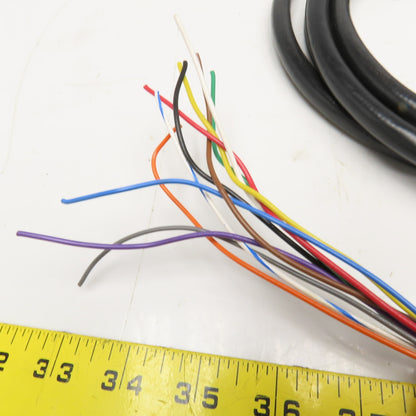 201-0103 16 AWG 11C W/ Gr. Sonic Welder Cable Assembly Bendix 28-18 12 Pin 11'