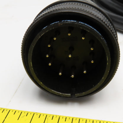 201-0103 16 AWG 11C W/ Gr. Sonic Welder Cable Assembly Bendix 28-18 12 Pin 11'