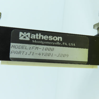 Mateson J1-4Y201-J209 FM-1000 Compact Flowmeter Stainless Steel