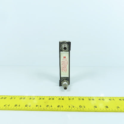 Matheson J1-4Y201-J209 FM-1000 Compact Flowmeter Stainless Steel With Valve