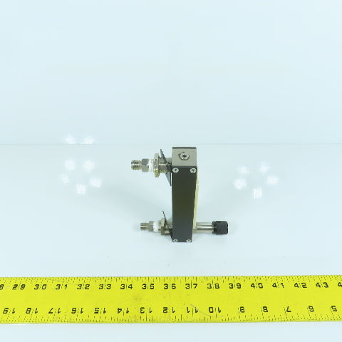 Matheson J1-4Y201-J209 FM-1000 Compact Flowmeter Stainless Steel With Valve