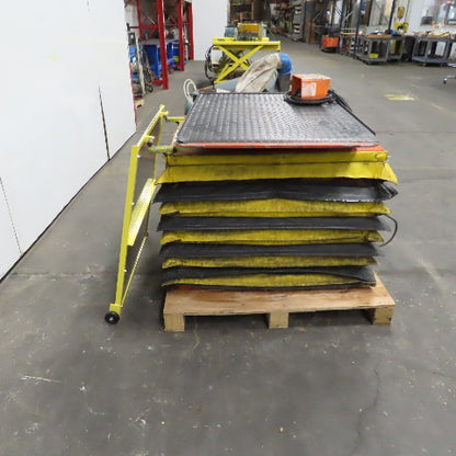Presto XS24-10 1000 LB Electric Scissor Lift Turn Table 115/230V W/Ramp & Brake 1Ph