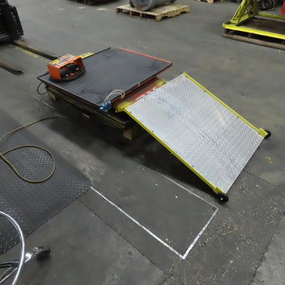 Presto XS24-10 1000 LB Electric Scissor Lift Turn Table 115/230V W/Ramp & Brake 1Ph