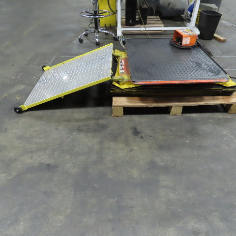 Presto XS24-10 1000 LB Electric Scissor Lift Turn Table 115/230V W/Ramp & Brake 1Ph