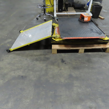 Presto XS24-10 1000 LB Electric Scissor Lift Turn Table 115/230V W/Ramp & Brake 1Ph