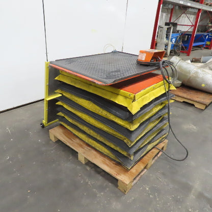 Presto XS24-10 1000 LB Electric Scissor Lift Turn Table 115/230V W/Ramp & Brake 1Ph