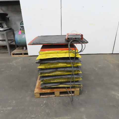 Presto XS24-10 1000 LB Electric Scissor Lift Turn Table 115/230V W/Ramp & Brake 1Ph