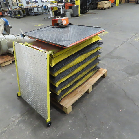 Presto XS24-10 1000 LB Electric Scissor Lift Turn Table 115/230V W/Ramp & Brake 1Ph