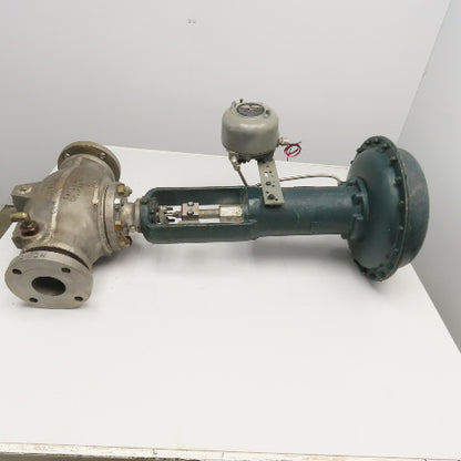 Fisher 667-EC 3" Flange Mount Stainless Steel Globe Valve 50VDC 150PSI Actuator