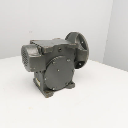 Baldor SVF-350-20-0-D 20:1 Ratio Right Angle Gear Reducer 87.5RPM 3.89Hp Max