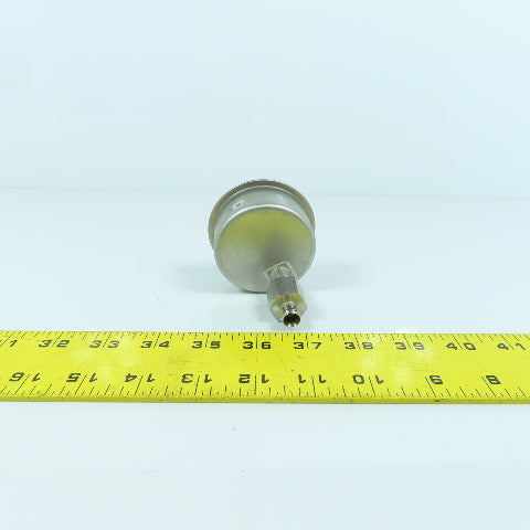 Haenni 0 To 15 PSI 0 to 1 Bar Stainless Steel Pressure Gauge