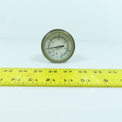 Haenni 0 To 15 PSI 0 to 1 Bar Stainless Steel Pressure Gauge