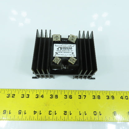 Omega SSR240DC10 Solid State Relay 24-280V AC 10 Amps W/Aluminum Heatsink