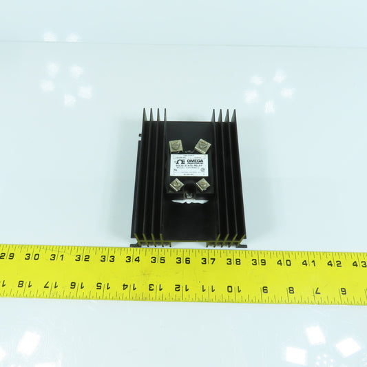 Omega SSR240AC10 Solid State Relay 110-220V AC 10 Amps W/Aluminum Heatsink