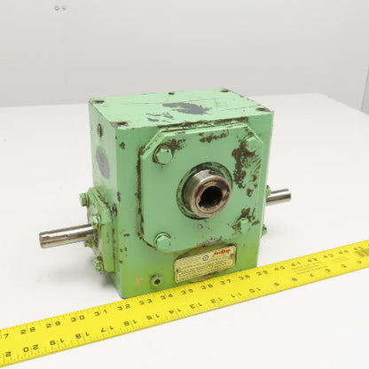 Grove Gear H1262 10:1 Ratio 175RPM Output Dual Output Thru Shaft Input Gearbox