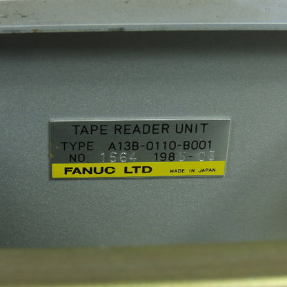 Fanuc A13B-0110-B001 Tape Reader Unit W/ A20B-1001-005