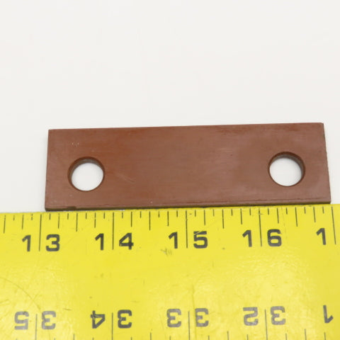 3-15/16" x 1-3/16" Garolite Insulation Plate 3/16" Thick 12mm Holes Lot Of 4