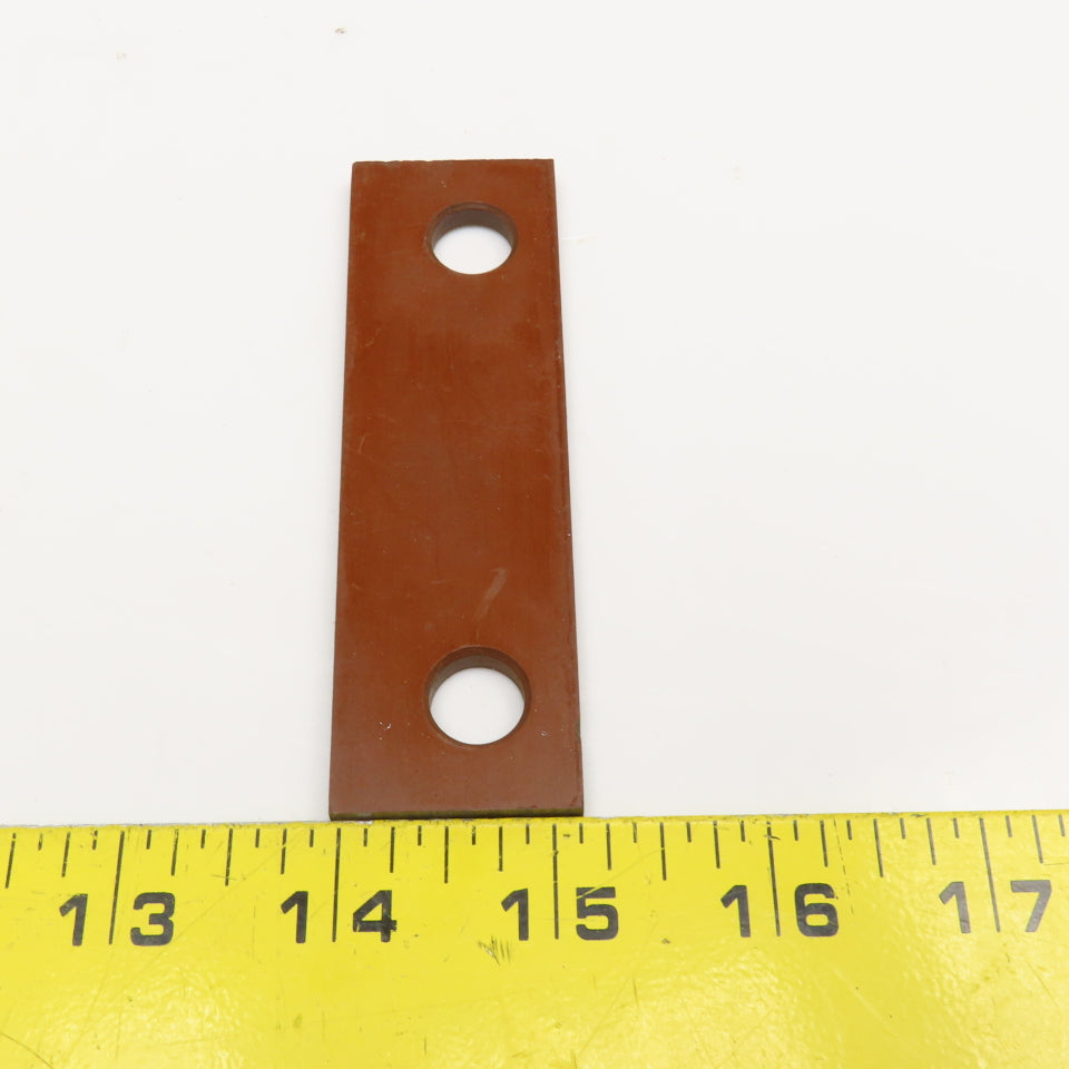 3-15/16" x 1-3/16" Garolite Insulation Plate 3/16" Thick 12mm Holes Lot Of 4