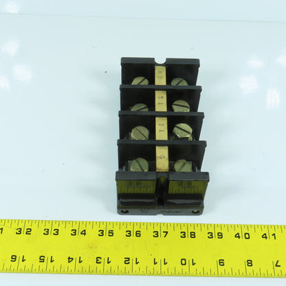 Kasuga TC200 600V Power Distribution Terminal Block 4-Port