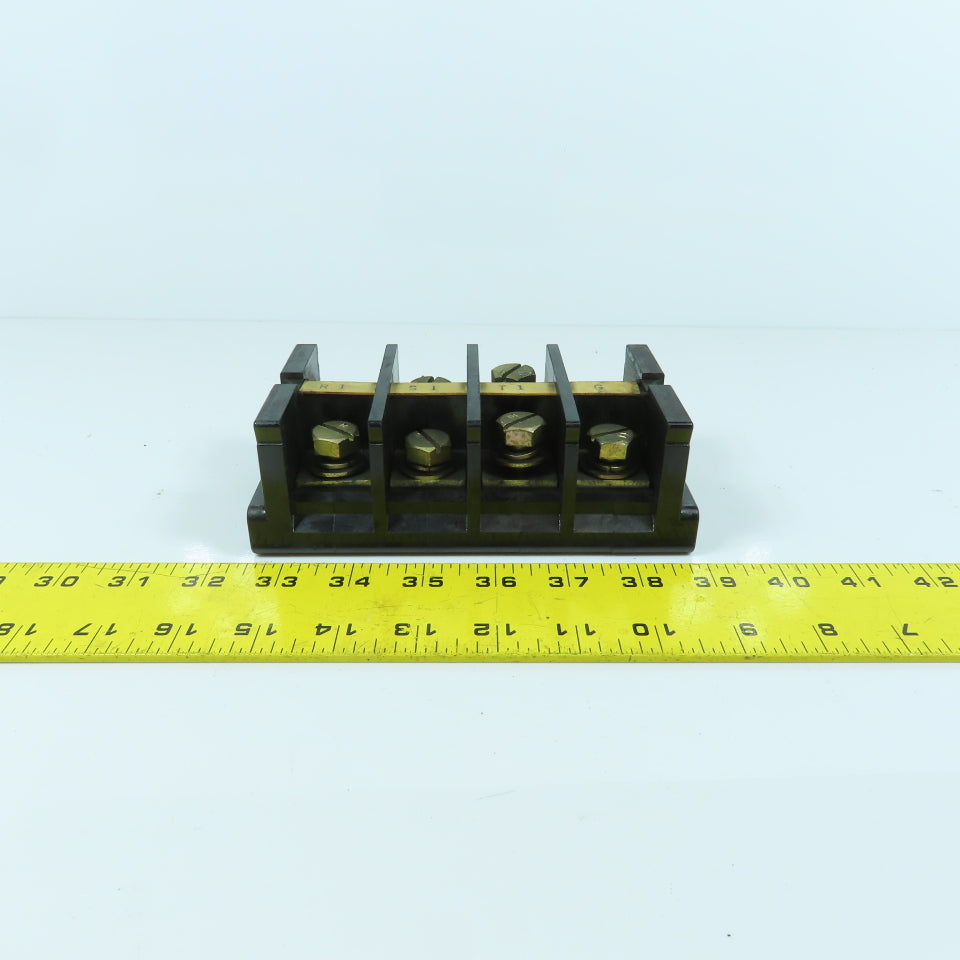 Kasuga TC200 600V Power Distribution Terminal Block 4-Port