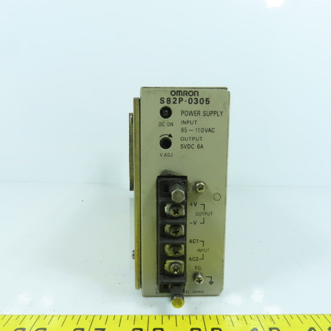 Omron S82P-0305 5V DC 6A Output Power Supply 85-110V AC Input