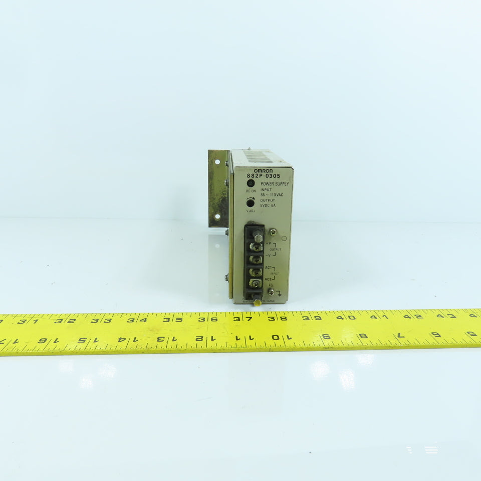 Omron S82P-0305 5V DC 6A Output Power Supply 85-110V AC Input