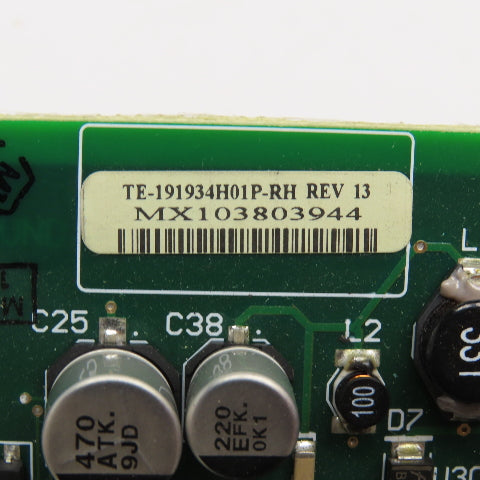 TE-191934H01P-RH Circuit Board From Thermo Fisher ULT2586-4-D48 10'