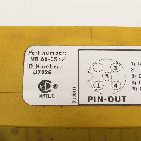 Turck VB 60-CS12 6 Port M12 eurofast Sensor Junction Box