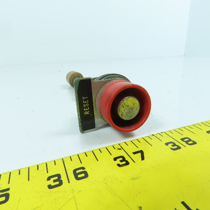 Starter Contactor Reset Plunger Switch Button 3-3/4" Depth