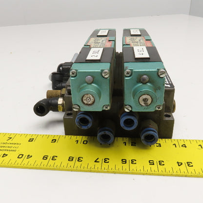 Numatics 082SS515M000061 5/3 Open Center Double Solenoid Valve 24VDC Coil