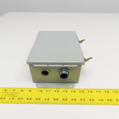 Hoffman A-806CH 8" x 6" x 3-1/2" Electrical Enclosure W/ Back Plate Type 12,13