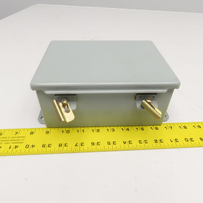 Hoffman A-806CH 8" x 6" x 3-1/2" Electrical Enclosure W/ Back Plate Type 12,13