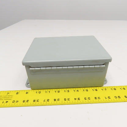 Hoffman A-806CH 8" x 6" x 3-1/2" Electrical Enclosure W/ Back Plate Type 12,13