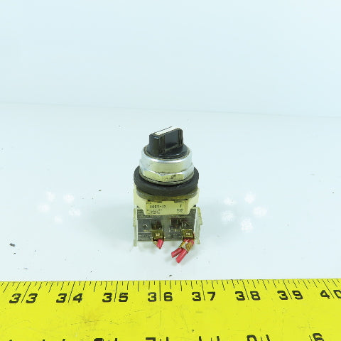 Allen Bradley 800T-J2 2-Position Selector Switch 600V Nema Type 4, 13,