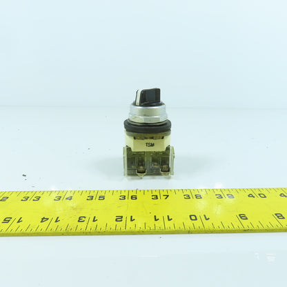 Allen Bradley 800T-J2 2-Position Selector Switch 600V Nema Type 4, 13,