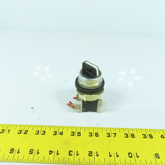 Allen Bradley 800T-J2 2-Position Selector Switch 600V Nema Type 4, 13,