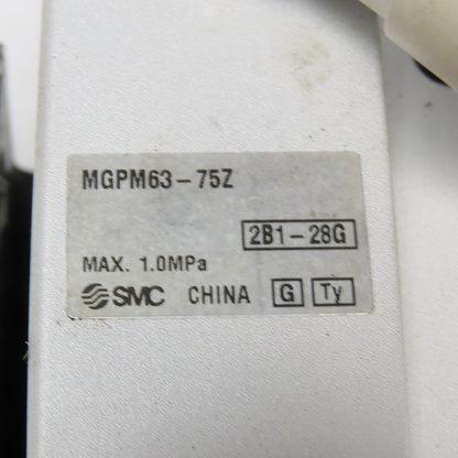 AMC MGPM63-75Z 63mm Bore 75mm Stroke Guided Pneumatic Cylinder