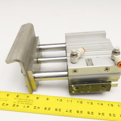 AMC MGPM63-75Z 63mm Bore 75mm Stroke Guided Pneumatic Cylinder