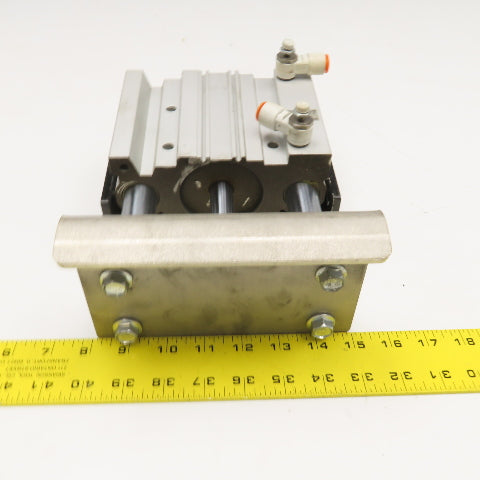 AMC MGPM63-75Z 63mm Bore 75mm Stroke Guided Pneumatic Cylinder