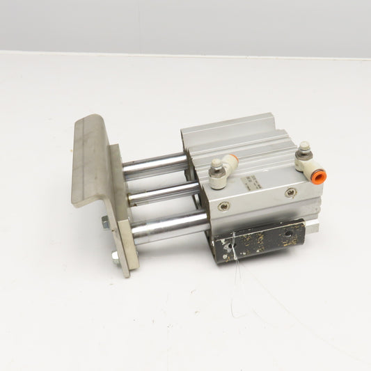 AMC MGPM63-75Z 63mm Bore 75mm Stroke Guided Pneumatic Cylinder