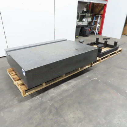 72" x 54" x 14" Thick Granite Surface Plate Inspection Table W/Base From LKG-80