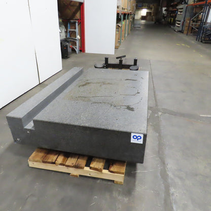 72" x 54" x 14" Thick Granite Surface Plate Inspection Table W/Base From LKG-80