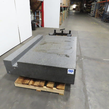 72" x 54" x 14" Thick Granite Surface Plate Inspection Table W/Base From LKG-80