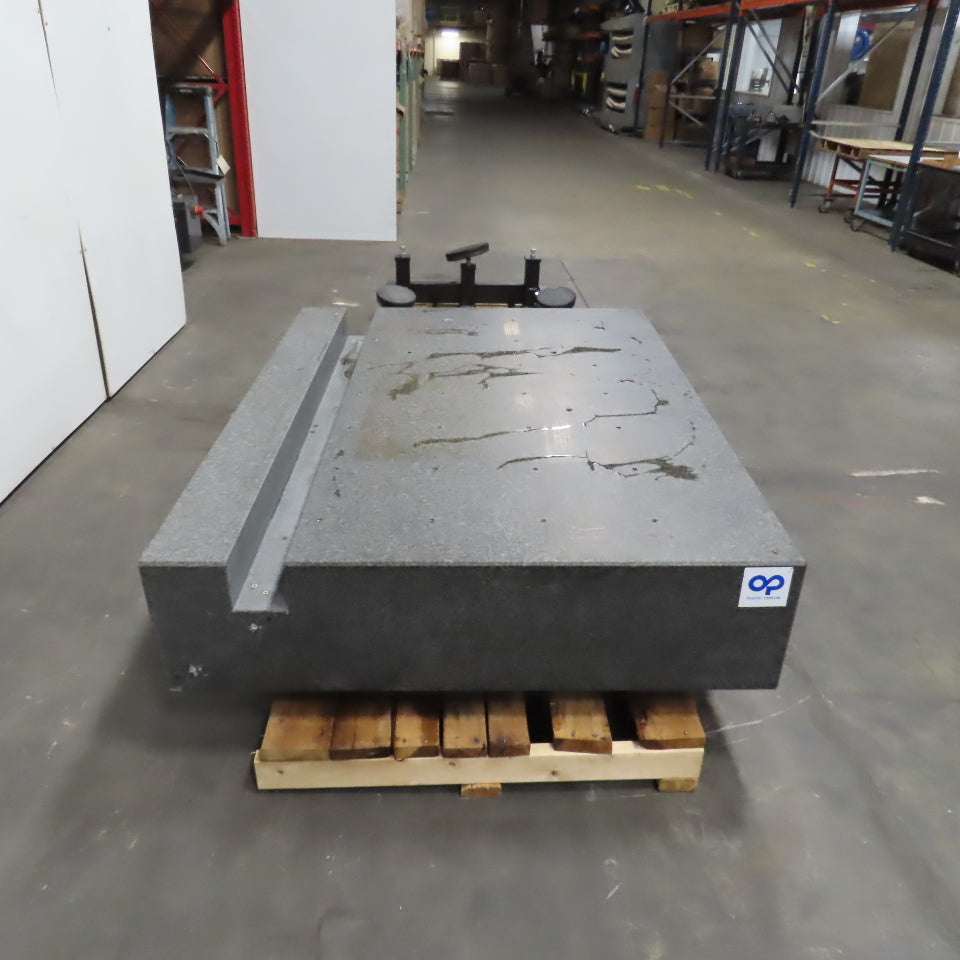 72" x 54" x 14" Thick Granite Surface Plate Inspection Table W/Base From LKG-80
