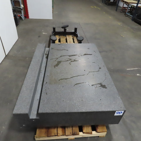 72" x 54" x 14" Thick Granite Surface Plate Inspection Table W/Base From LKG-80