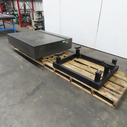 72" x 54" x 14" Thick Granite Surface Plate Inspection Table W/Base From LKG-80